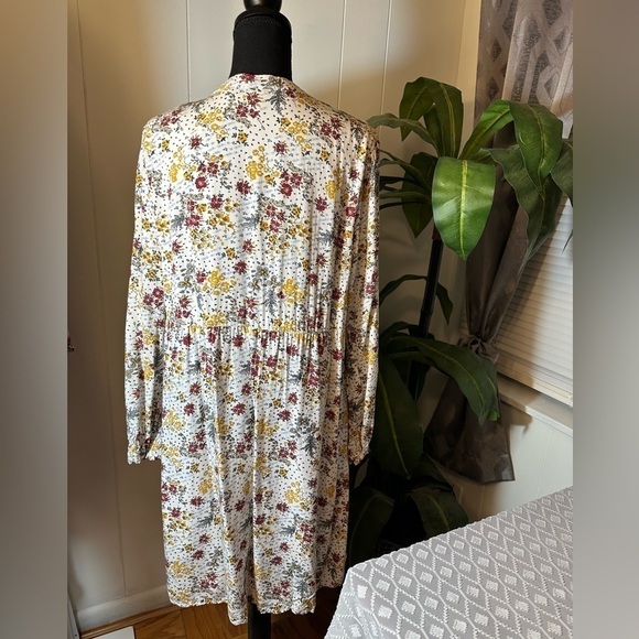 Old Navy Fall Floral Dress Women’s Size Large - Picture 6 of 11